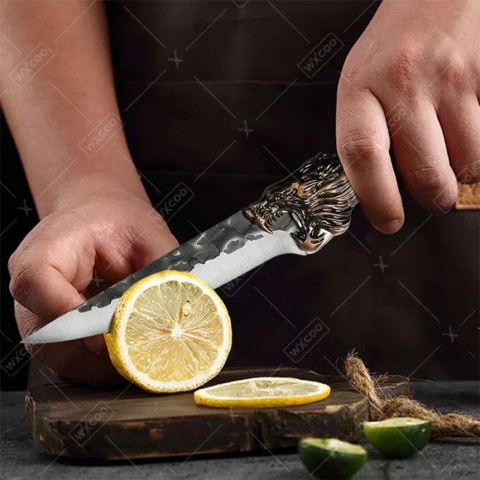 WXCOO Forged Kitchen Knife Meat Cleaver Butcher Professional Chef Knives Stainless Steel Boning Knife Fruit Peeler Cooking Tools - Image 2